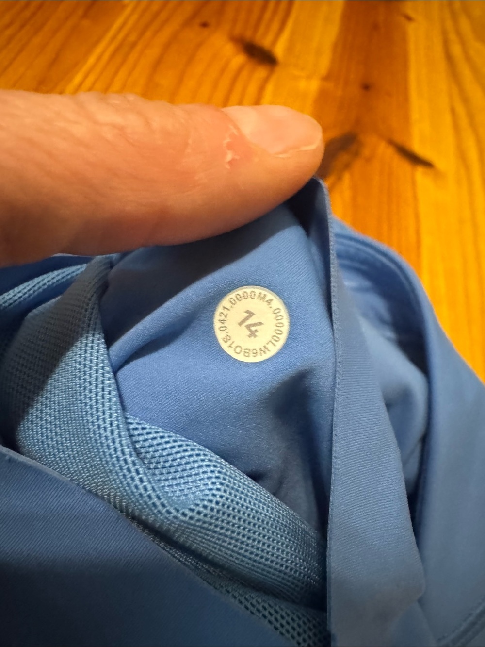 Lululemon Base Pace High-Rise Crop 23" Blue Nile Women’s Size 14 - Picture 10 of 10